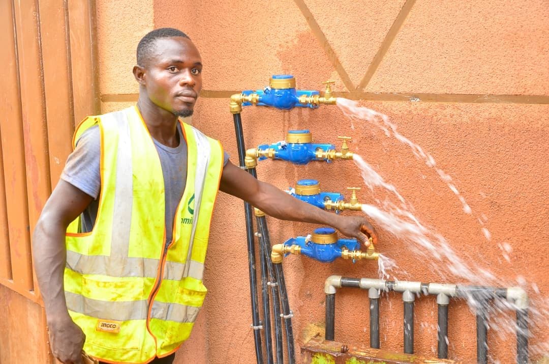Réalisation d'un branchement social OMILAYE
